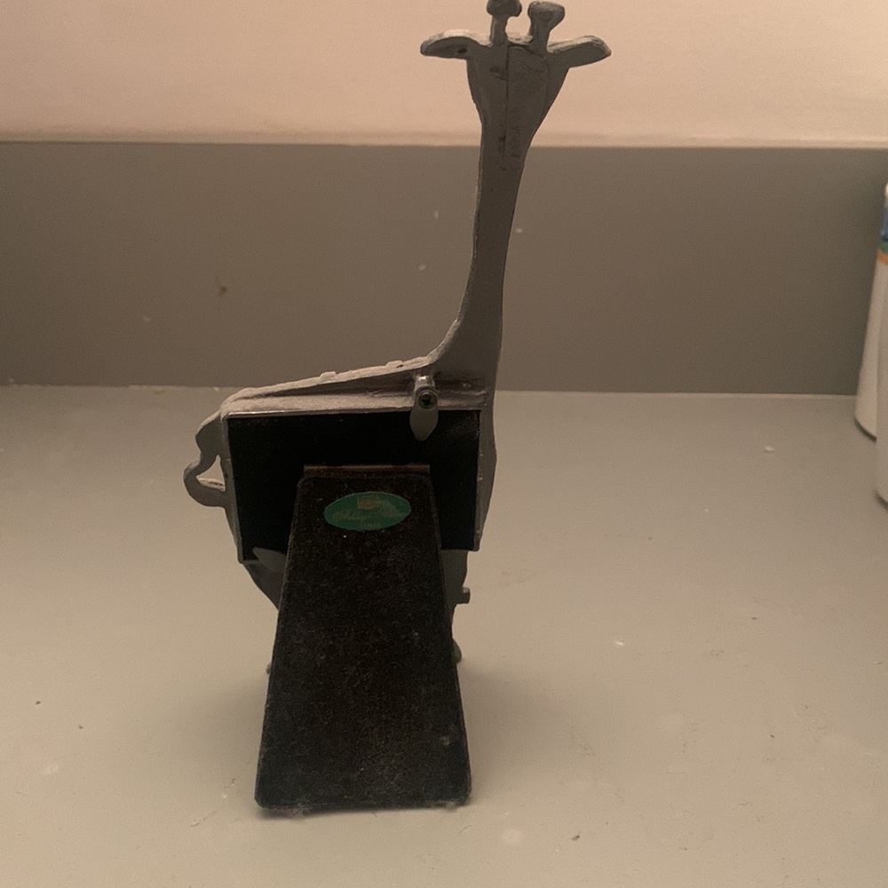 90s vintage Pewter Giraffe 🦒frame 🖼️ - Picture 3 of 4